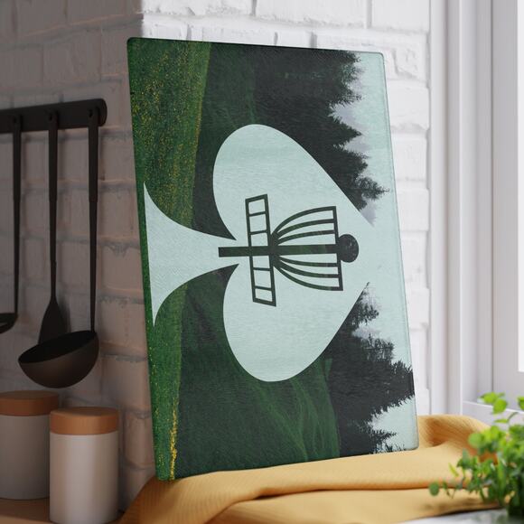 Disc Golf Aces Glass Cutting Board Discgolf Discgolfer Gift - Picture 6 of 10
